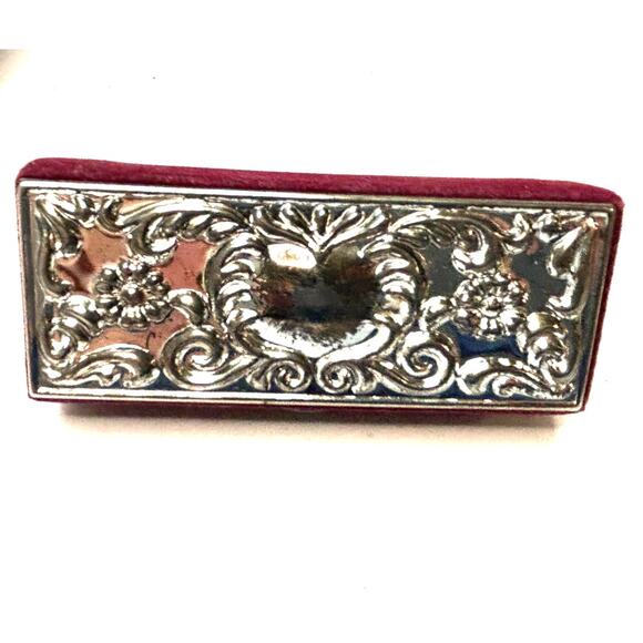 Vintage Makeup Bag Velvet Lipstick Holder Lot Lancome Bath & Bodyworks 3 Stars - Picture 2 of 11